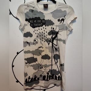 White Nightmare Before Christmas T-shirt